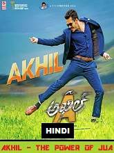 Akhil (2015) DVDRip Hindi Dubbed Movie Watch Online Free